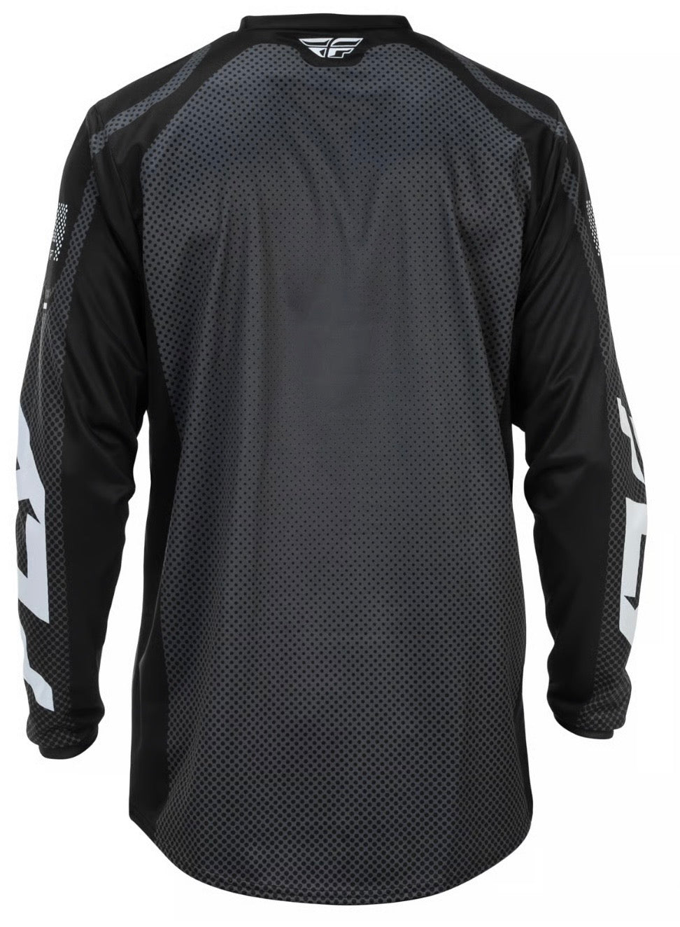 Fly Racing F-16 Jersey Black/White – Small | Lightweight Motocross & Off-Road Jersey