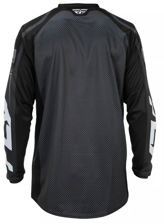 Fly Racing F-16 Jersey Black/White – Small | Lightweight Motocross & Off-Road Jersey