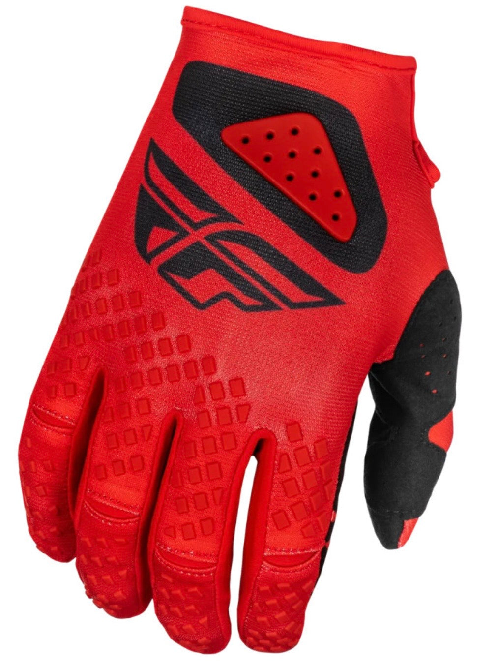 Kinetic center gloves red/black
