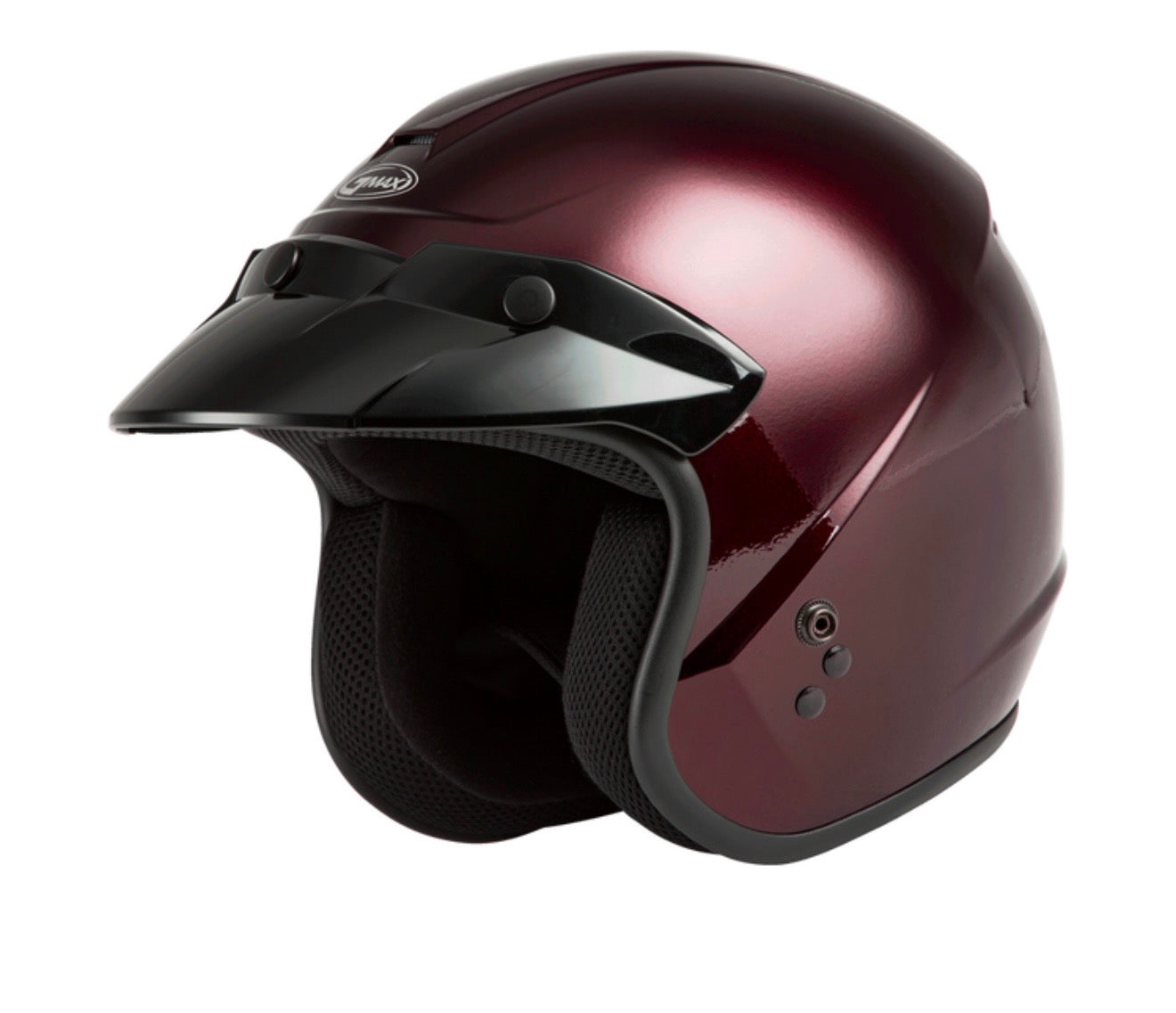 OF-2 OPEN- FACE HELMET WINE RED XL