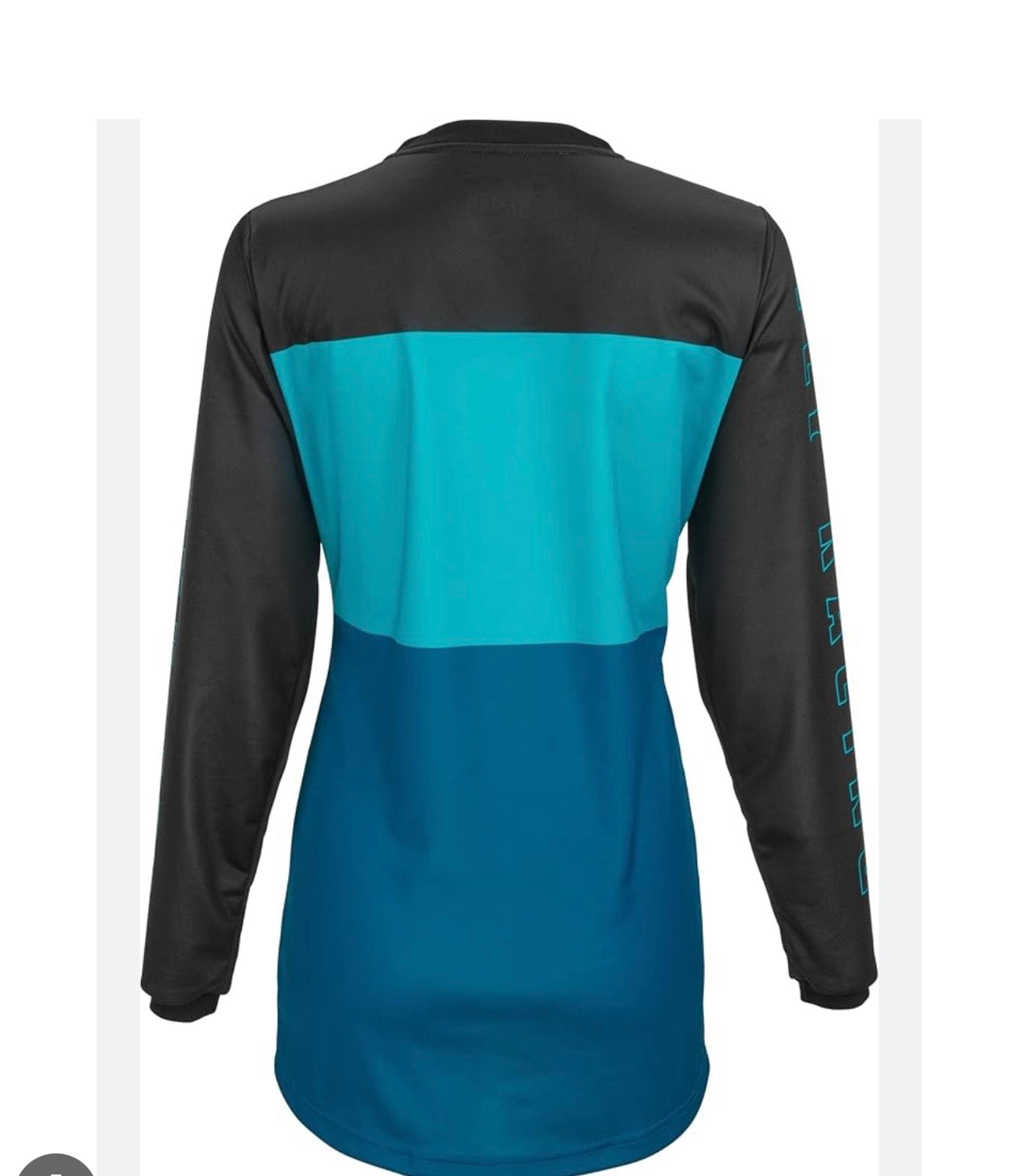 Women’s F-16 Performance Jersey Aqua/Dark Teal/Black – Size Small