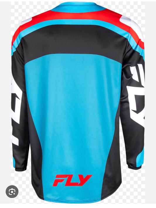 Fly Jersey 2X Cyan/Black/White – Size 2XL