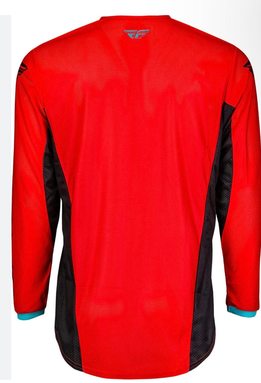 Kinetic Mesh Rave Jersey Red/Black/Mint – Size Medium | Performance Mesh Jersey
