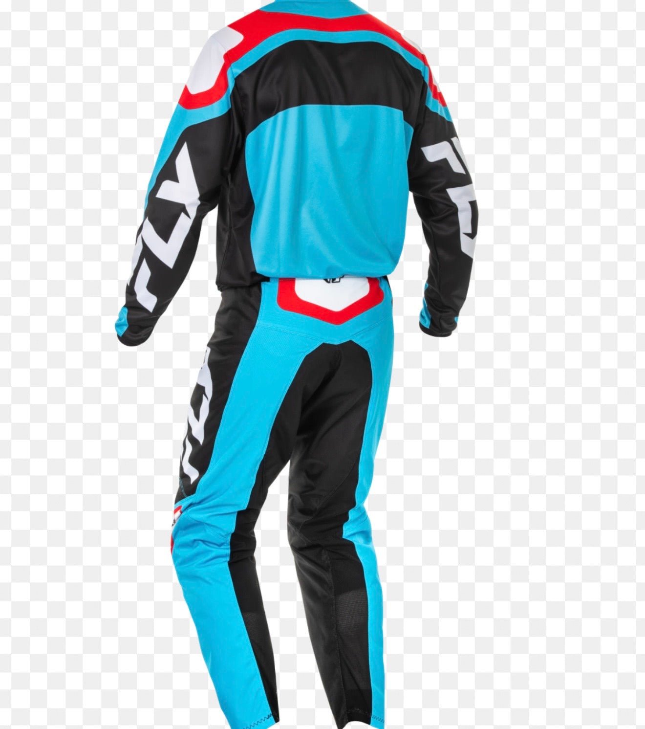 FLY Set F-16 Cyan/Black/White Jersey + Pants – Jersey 2XL / Pants Size 38 | Performance Set
