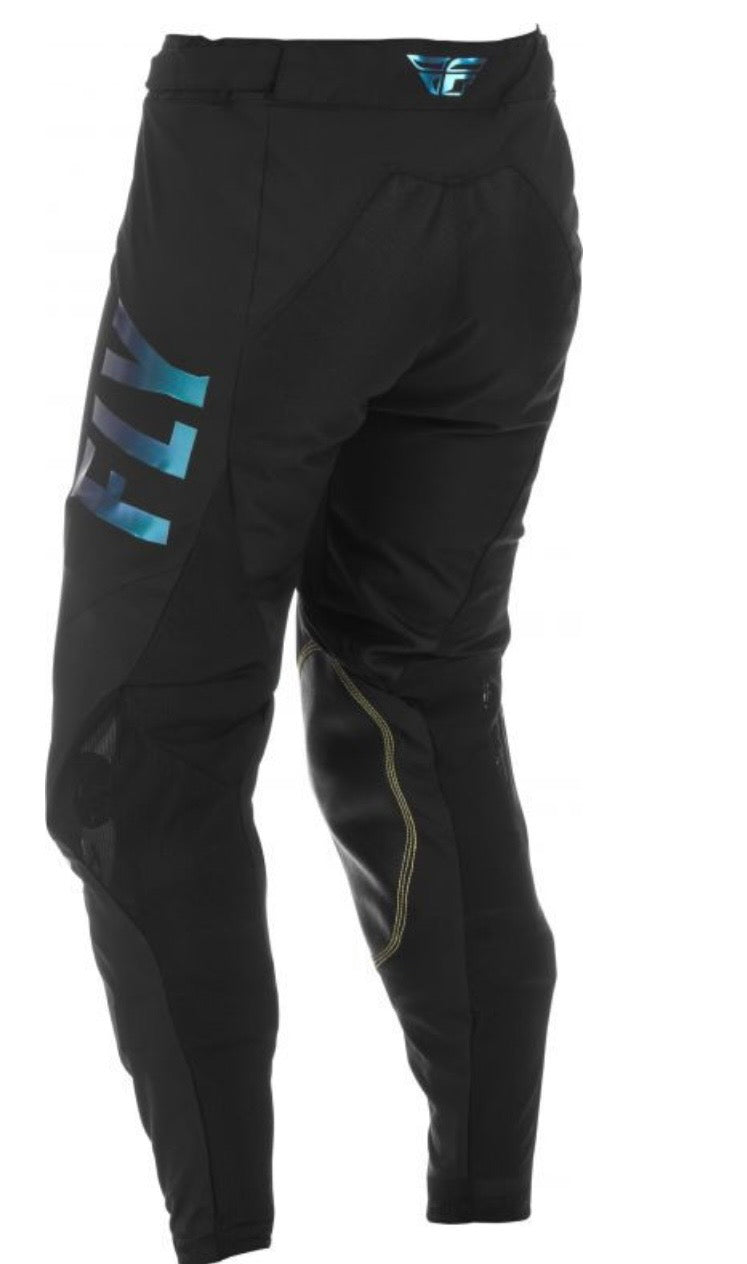 FLY Women Lite Pants Black/Aqua – Size 09/10