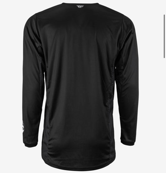 Patrol Motocross Jersey – Black/White | Breathable Off-Road & Dirt Bike MX Riding Gear