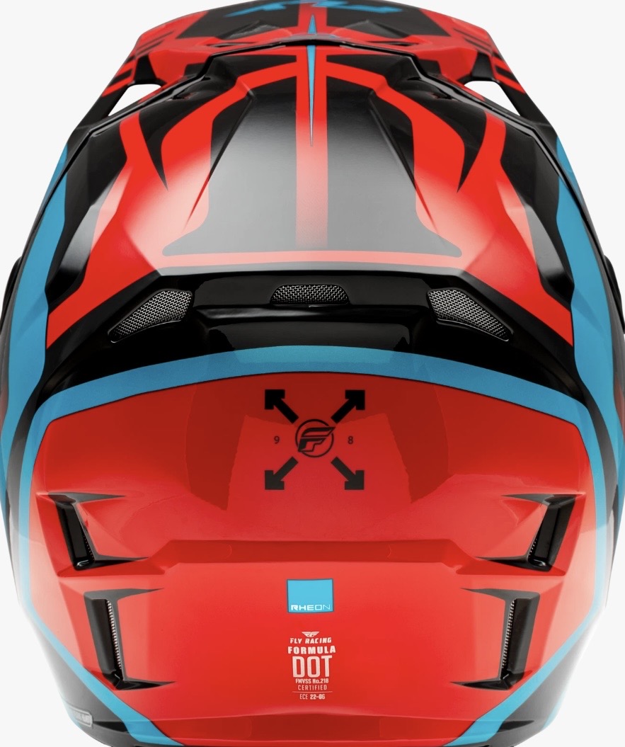 FLY Racing Formula CP Krypton Helmet - Red/Black/Blue (2XL)