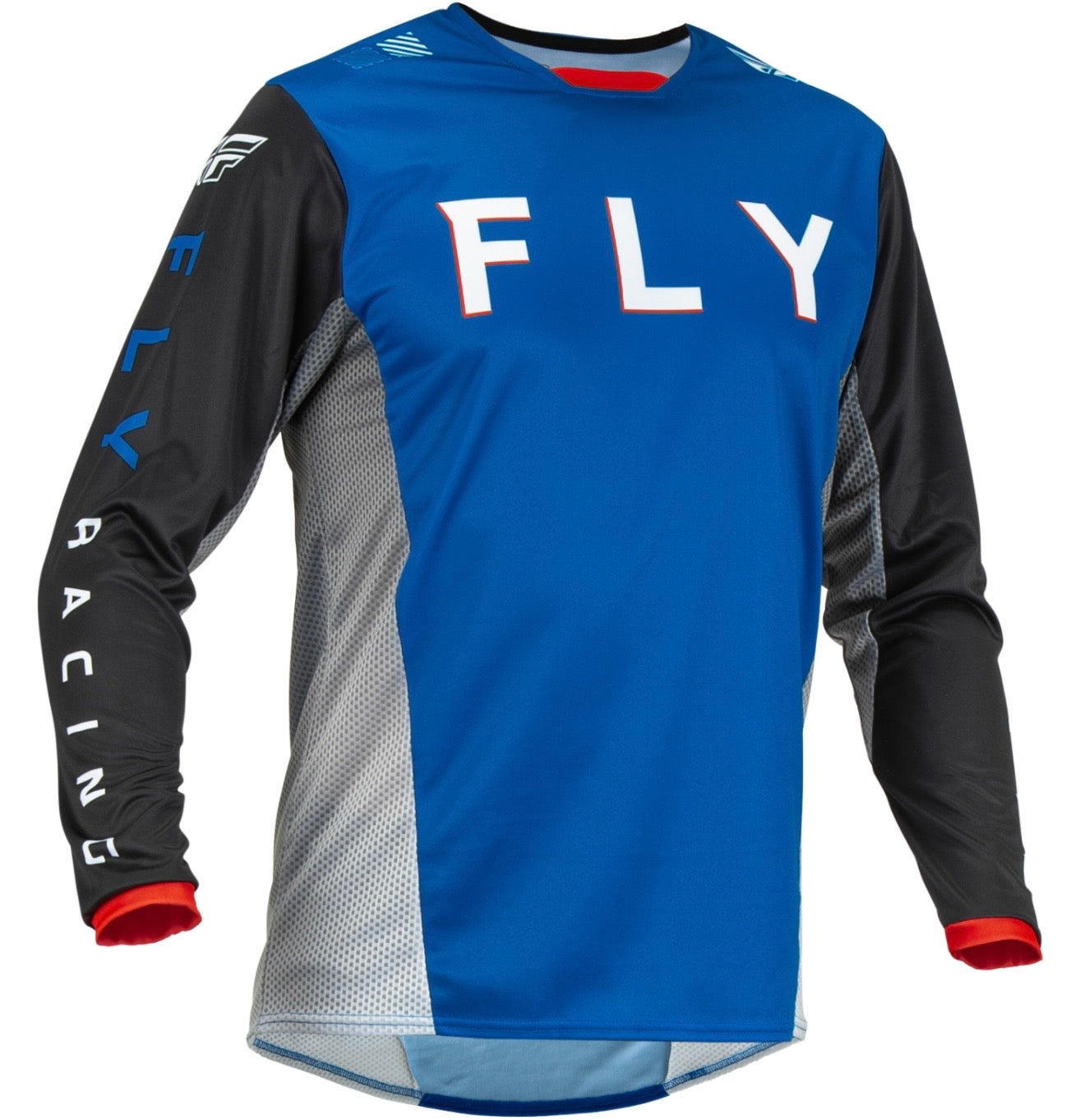 Fly Racing Kinetic Kore Jersey Blue/Black – Small | Motocross & Off-Road Jersey