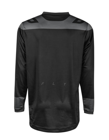 F-16 Jersey – Black/Charcoal MX Off-Road Riding Jersey (Medium)