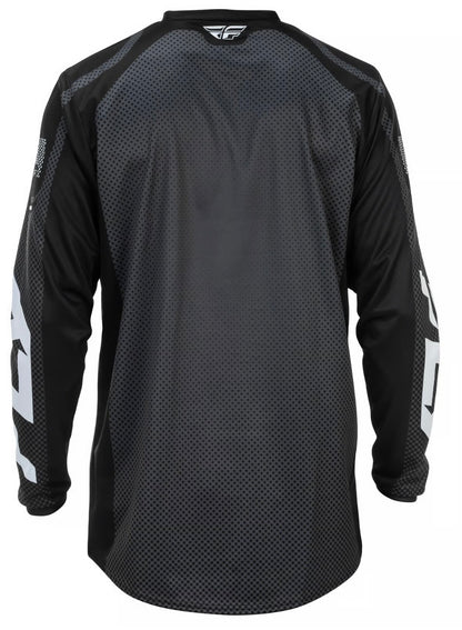 Fly Racing F-16 Jersey Black/White – Small | Lightweight Motocross & Off-Road Jersey