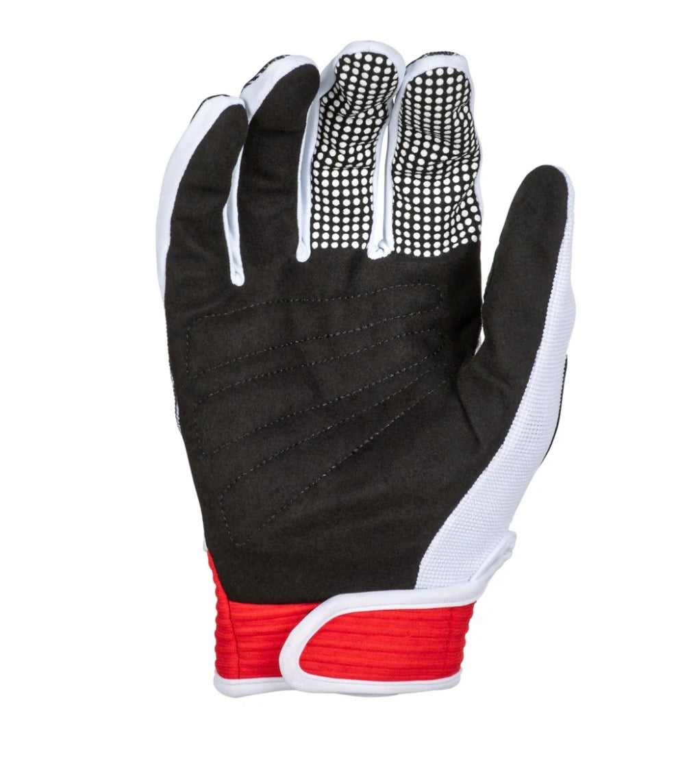F-16 gloves black/red/white