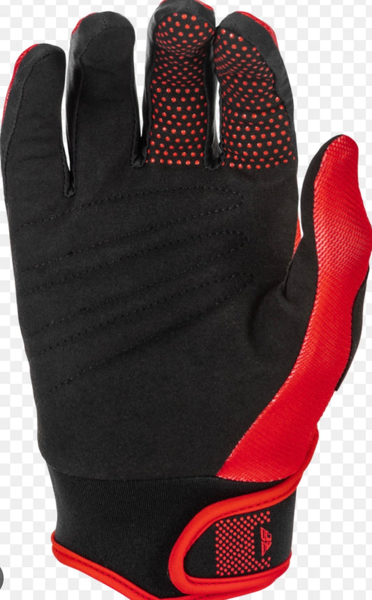 F-16 gloves red/black