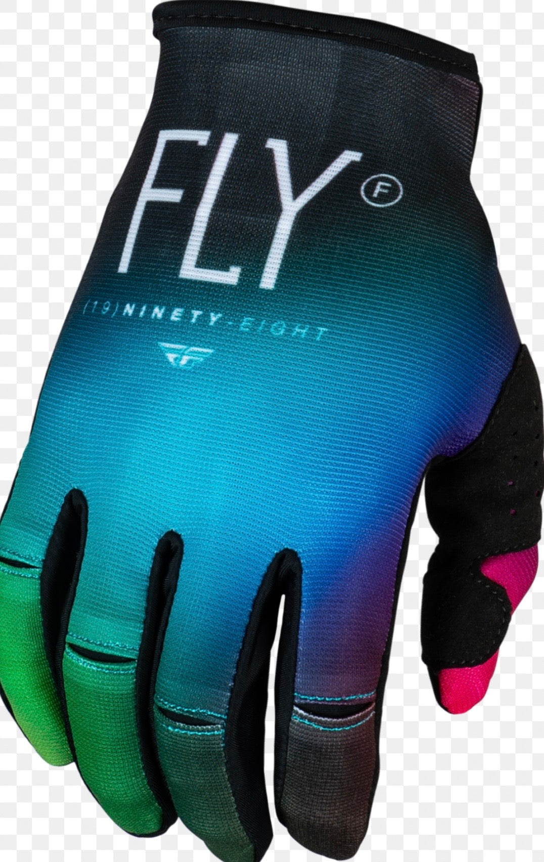 Kinetic prodigy gloves fuschi/elec blue/hi-vis