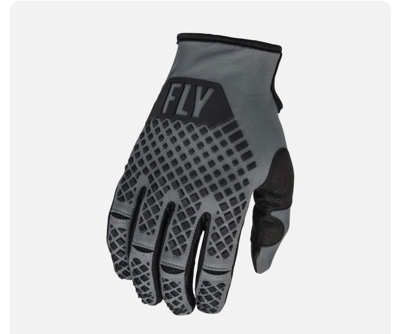 Fly Racing Kinetic Gloves Grey/Black – Size XL