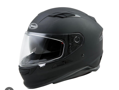 FF-98 FULL FACE MOTO FLAT BLACK