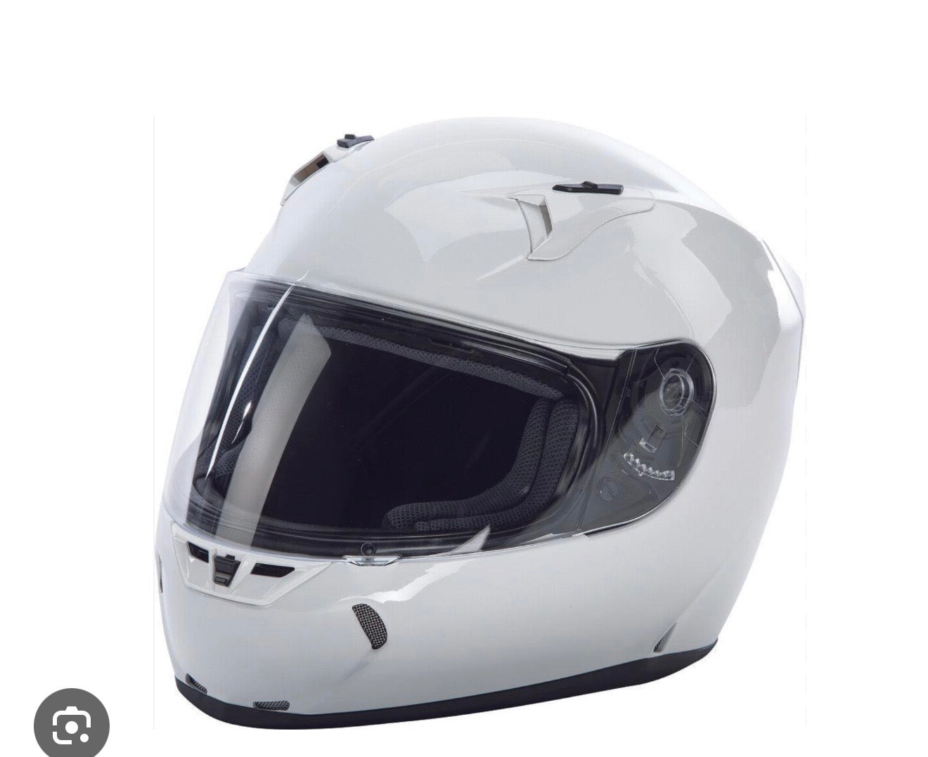 REVOLT SOLID HELMET ECE WHITE XL