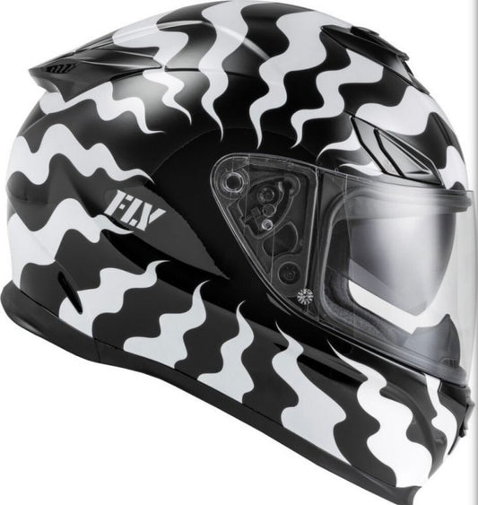 SENTINEL VENOM HELMET WHITE/BLACK SMALL