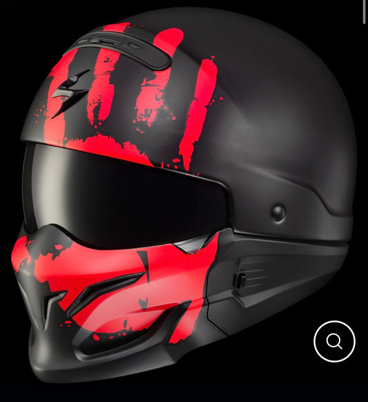 URUK Covert Helmet Matte Black/Red – XL