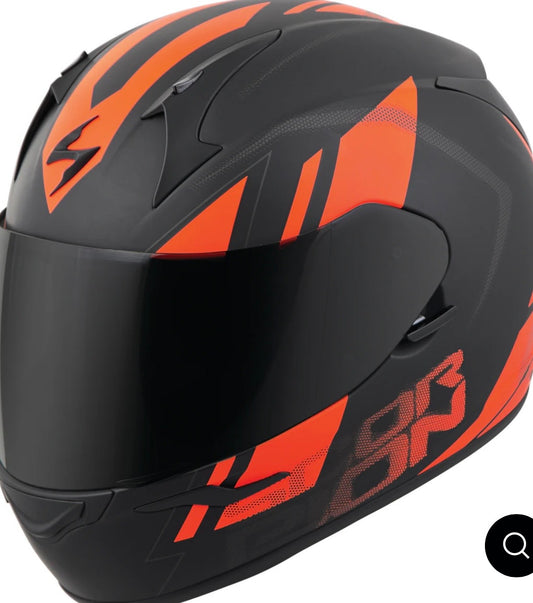 Scorpion EXO-R320 Endeavor Matte Black/Orange – Large