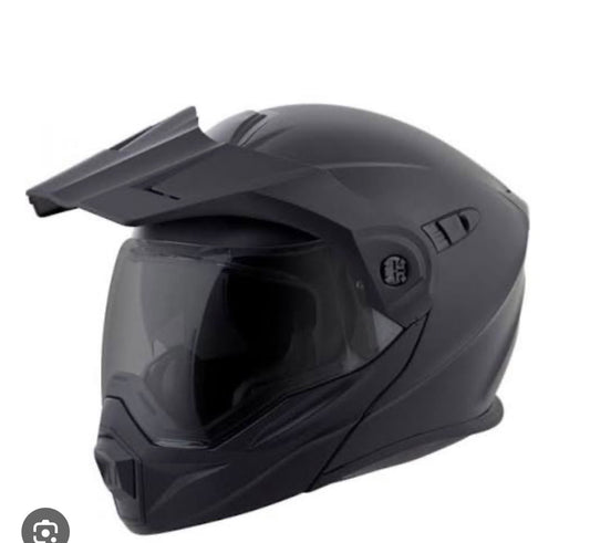 Scorpion EXO-AT950 Snow Solid MatteBlack SIZE SMALL
