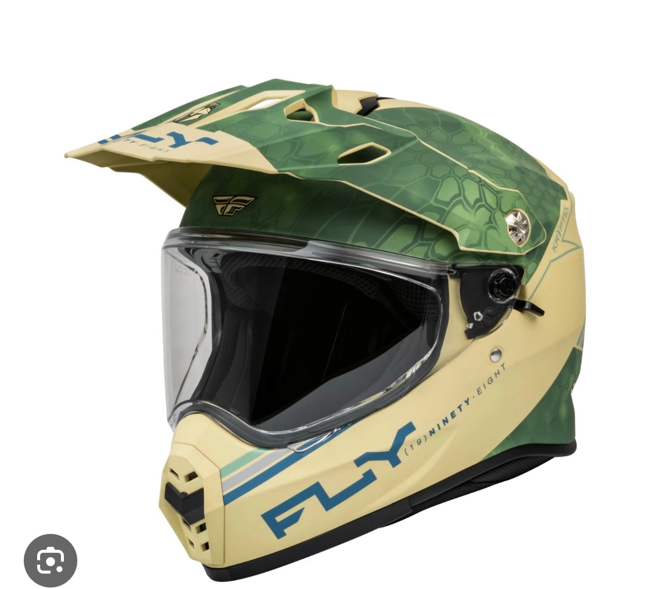 Fly Racing Trekker Kryptek Conceal Helmet Matte Tan/Sage/Black – Large