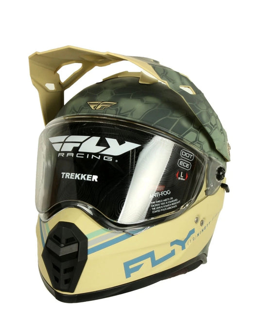Fly Racing Trekker Kryptek Conceal Helmet Matte Tan/Sage/Black – Large