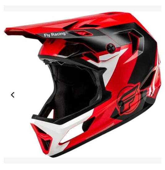 Fly Racing Rayce Helmet Red/Black/White – XS