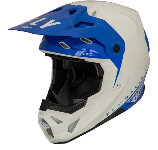 FLY Racing Formula CP Slant Helmet Grey/Blue