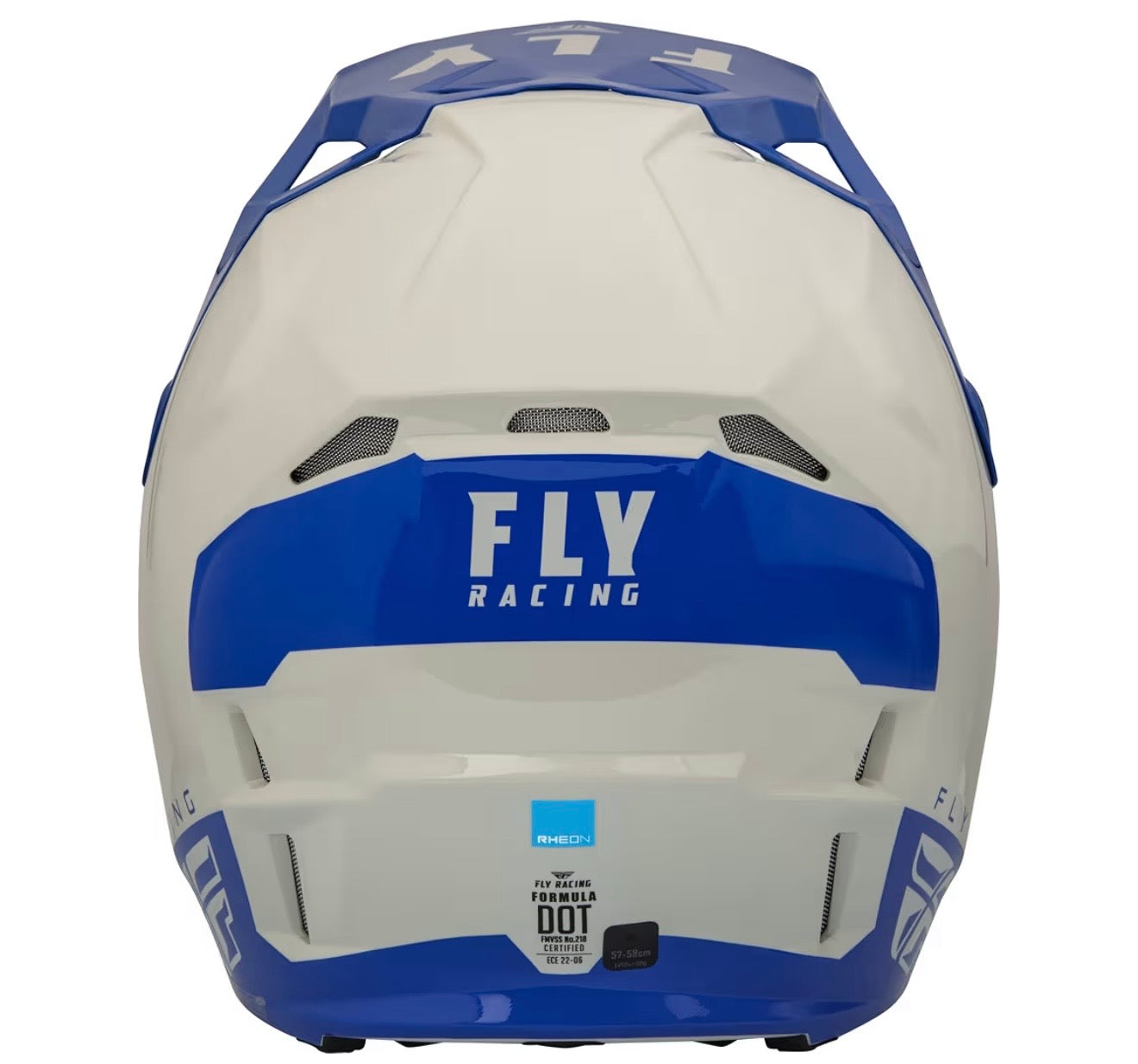 FLY Racing Formula CP Slant Helmet Grey/Blue