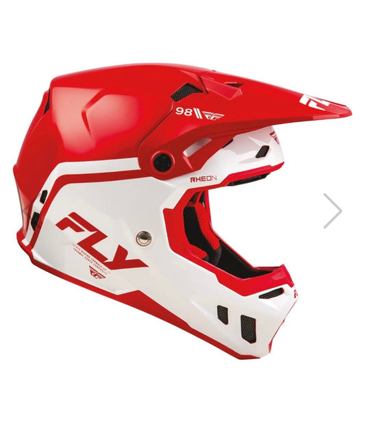FLY Racing Formula CC Objective Helmet Red/White SIZE MEDIUM