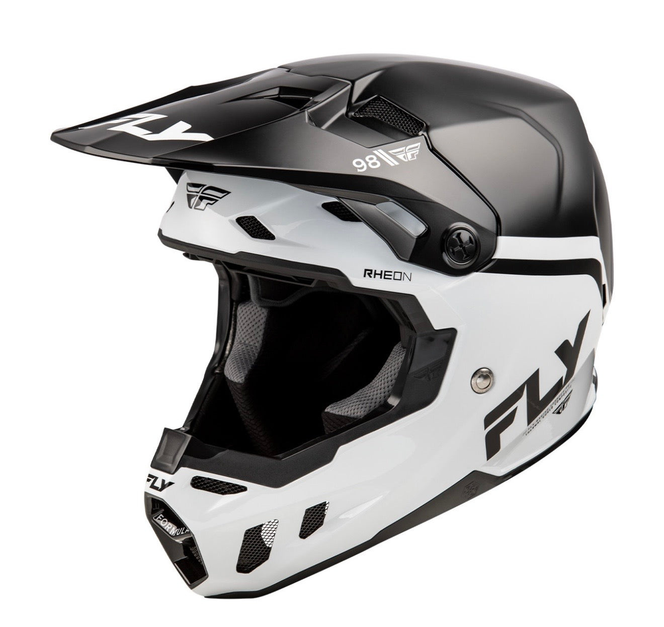 FLY Racing Formula CP Objective Helmet Black/White
