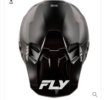 FLY Racing Formula CP Objective Helmet Black/White