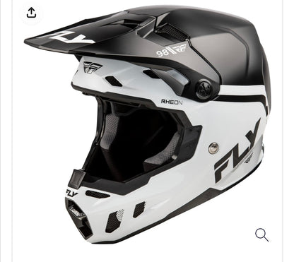 FLY Racing Formula CP Objective Helmet Black/White