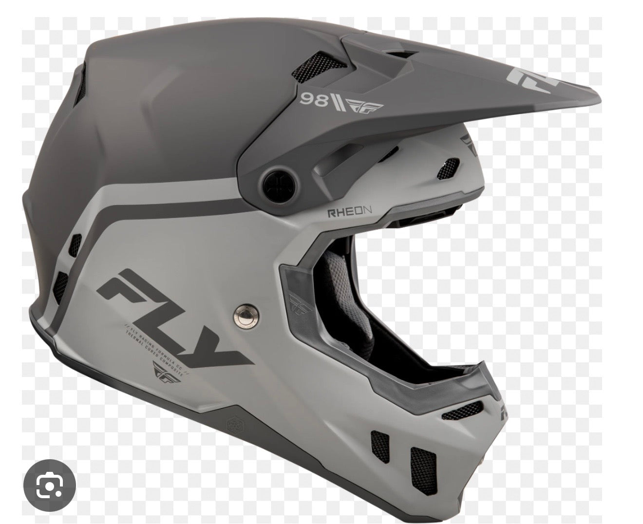 FLY Racing Formula CC Objective Helmet Matte Black/Grey