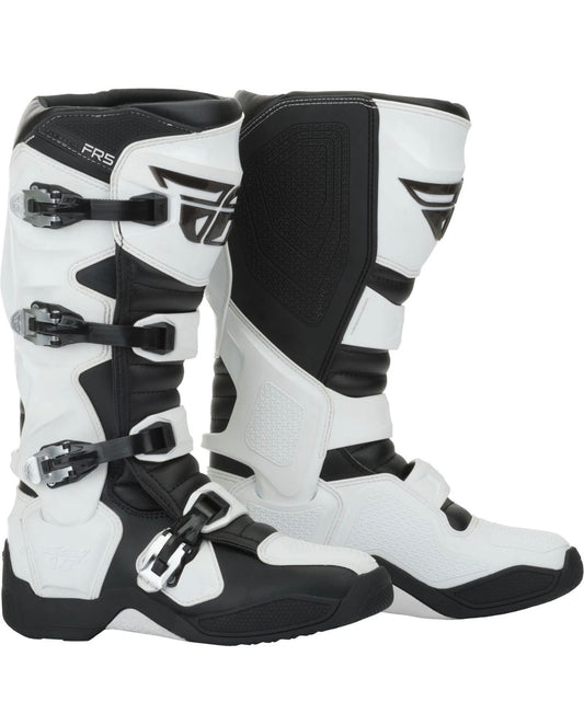 FR5 Boots White Size 7 – Durable Off-Road Riding Boots