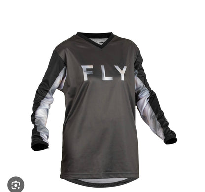 Women’s F-16 Performance Jersey Black/Grey – Size Large