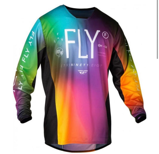 Youth Kinetic Prodigy Jersey & Pants Set Fuchsia/Election Blue/Hi-Vis – Jersey YL / Pants Size 24
