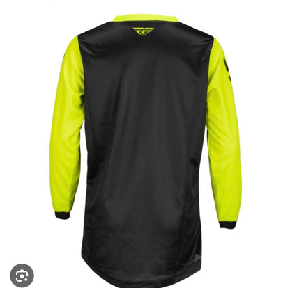 Youth F-16 Jersey & Pants Set Black/Hi-Vis Grey/Black/Hi-Vis – Jersey YL / Pants Size 26