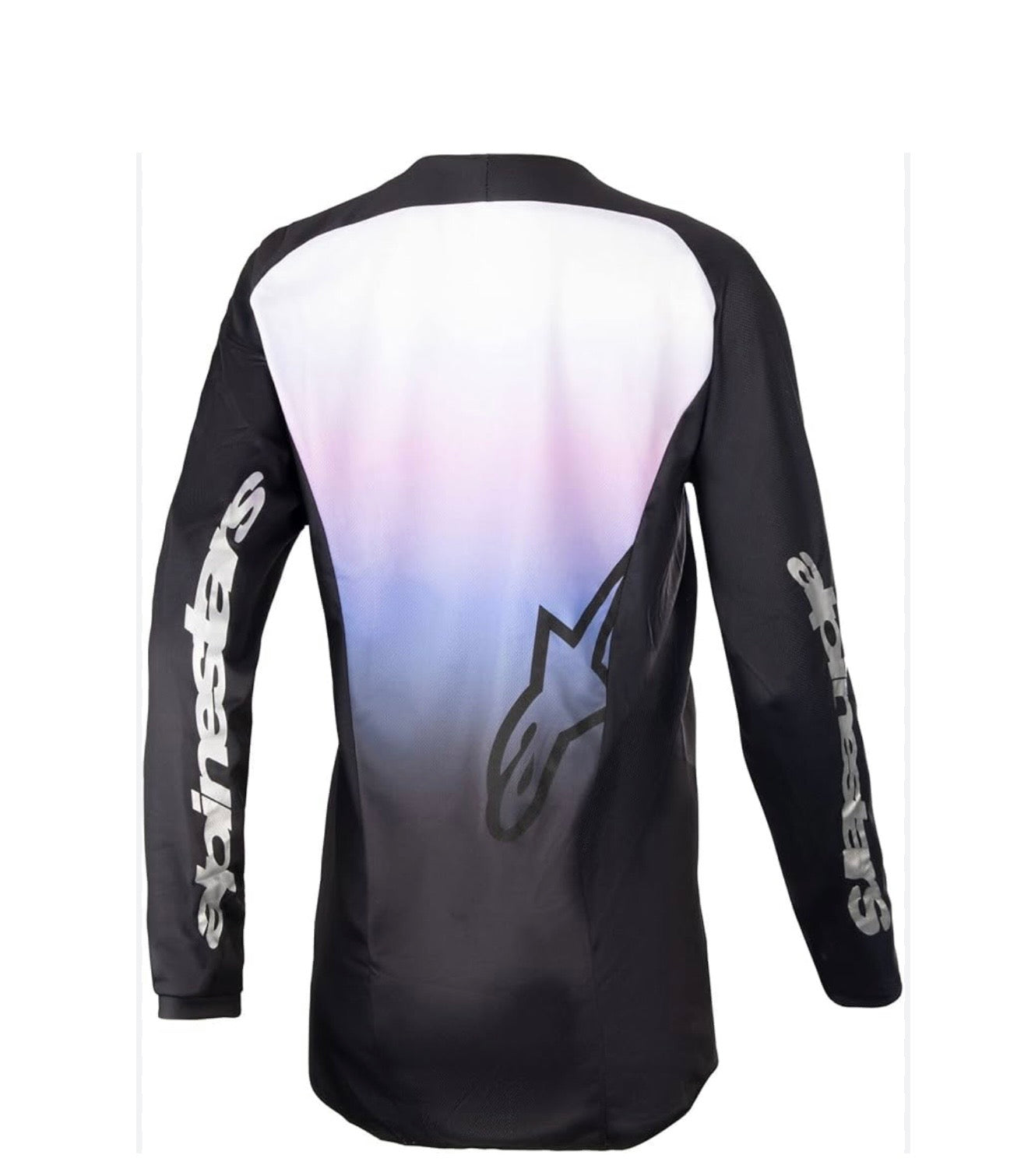 Stella Fluid Jersey Black/Frozen Purple – Size Medium