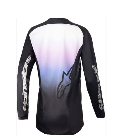 Stella Fluid Jersey Black/Frozen Purple – Size Medium