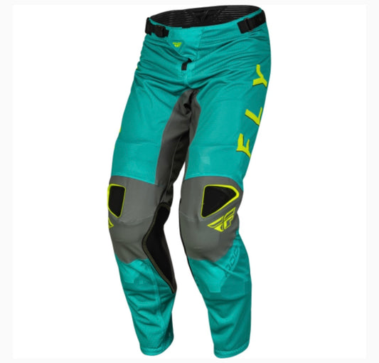 Kinetic Mesh Kore Pants Hi-Vis/Teal/Grey – Size 32
