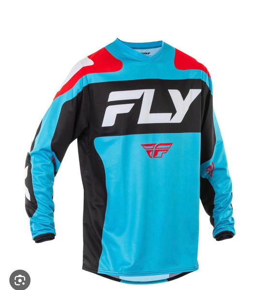 Fly Jersey 2X Cyan/Black/White – Size 2XL