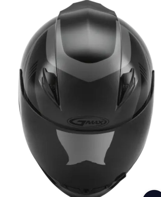 FF-49 Full-Face Deflect Helmet Black/Grey – Size 2XL