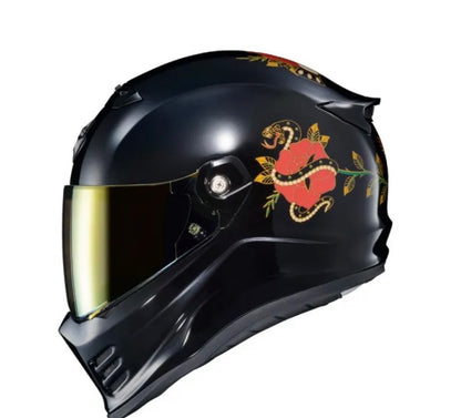 Covert FX ECE/DOT Helmet Black The Litas – Size Small