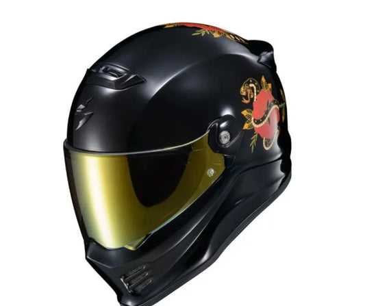 Covert FX ECE/DOT Helmet Black The Litas – Size Small