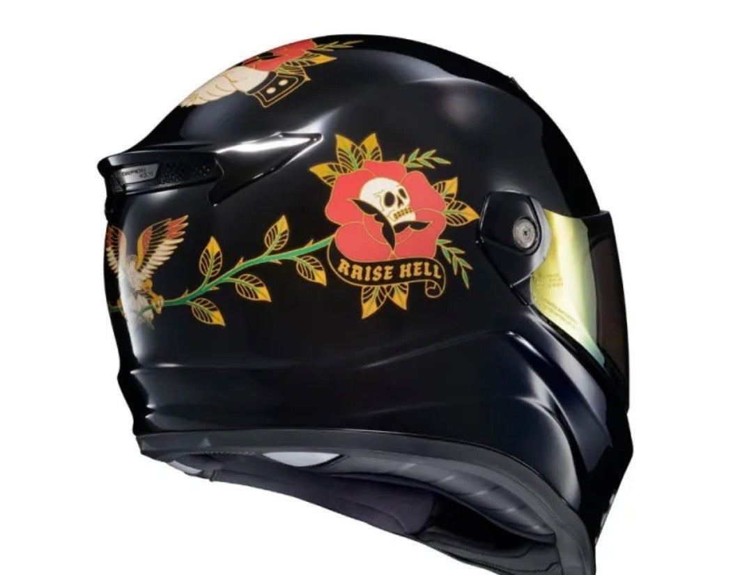 Covert FX ECE/DOT Helmet Black The Litas – Size Small