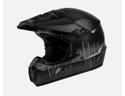 MX-46 Off-Road Frequency Helmet Matte Black/Grey – Size Small