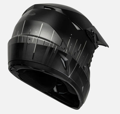 MX-46 Off-Road Frequency Helmet Matte Black/Grey – Size Small