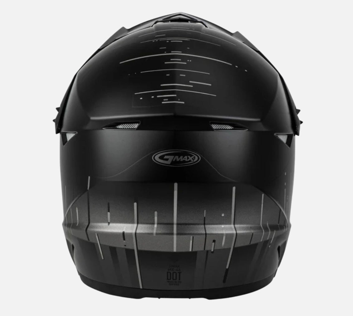 MX-46 Off-Road Frequency Helmet Matte Black/Grey – Size Small