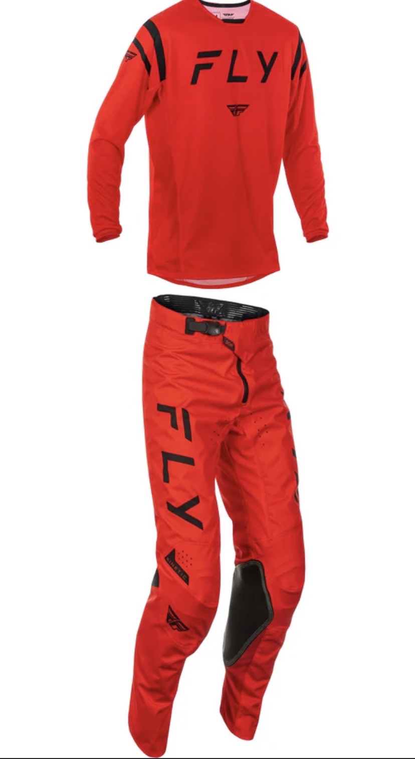 Kinetic Center Red/Black Jersey & Pants Set – Jersey Size 2XL / Pants Size 42